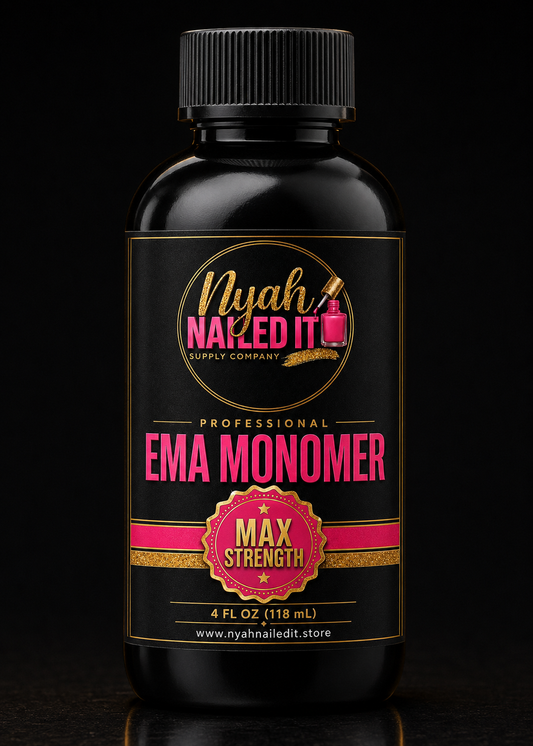 Nyah Nailed It Professional EMA Monomer- Max Strength, 4 fl oz